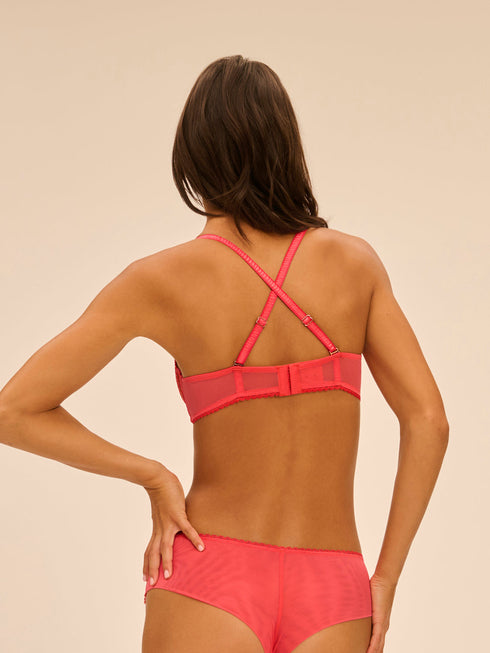 Simone Perele Balconette-BH (Half Cup) mit Bügeln „Allure“ Orange