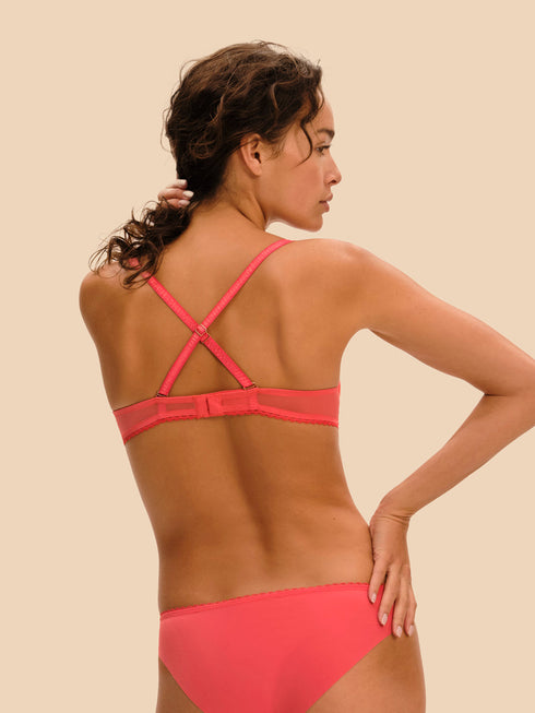 Simone Perele Push-up-BH „Allure“ Orange