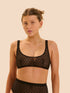 Simone perele Bügelloser Spitzen-BH SIMONE CARES Black