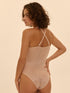Simone Perele Bügel-Body „Plume“ Peau rosée