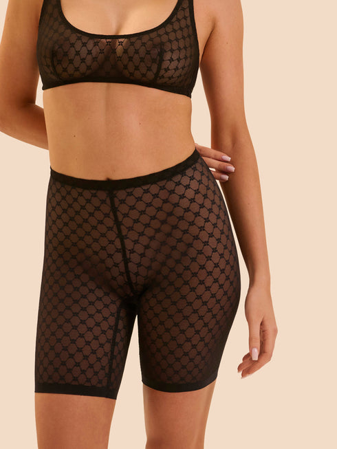 Simone Perele Plume Shaping-Panty aus Spitze Black