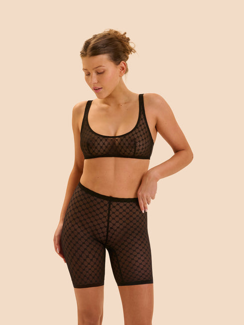 Simone Perele Plume Shaping-Panty aus Spitze Black