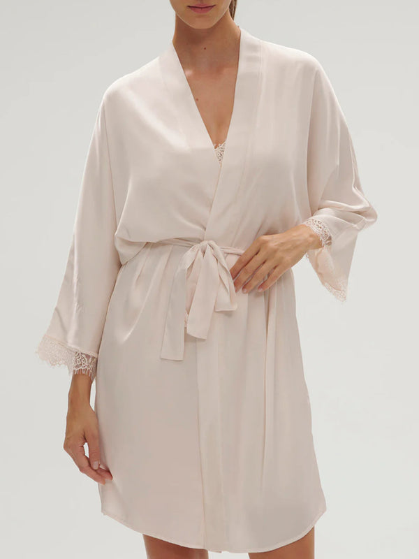 Kimono Sakura Pink SATIN SECRETS SIMONE PÉRÈLE