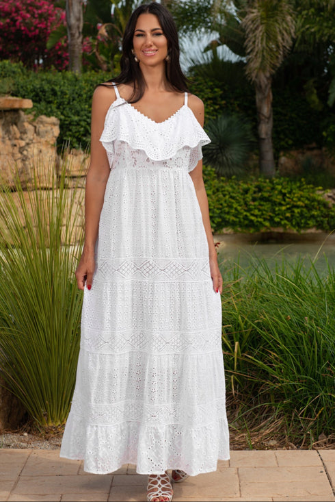 Maxi dress 22F-529 A-35 С FRESH COTTON