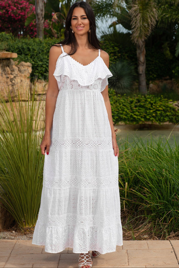 Maxi dress 22F-529 A-35 С FRESH COTTON