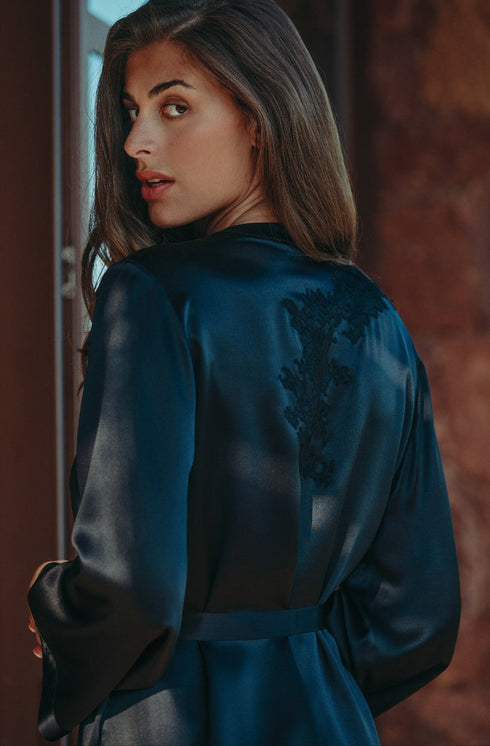 Marjolaine Déshabillé „Baccarat“ Schwarz