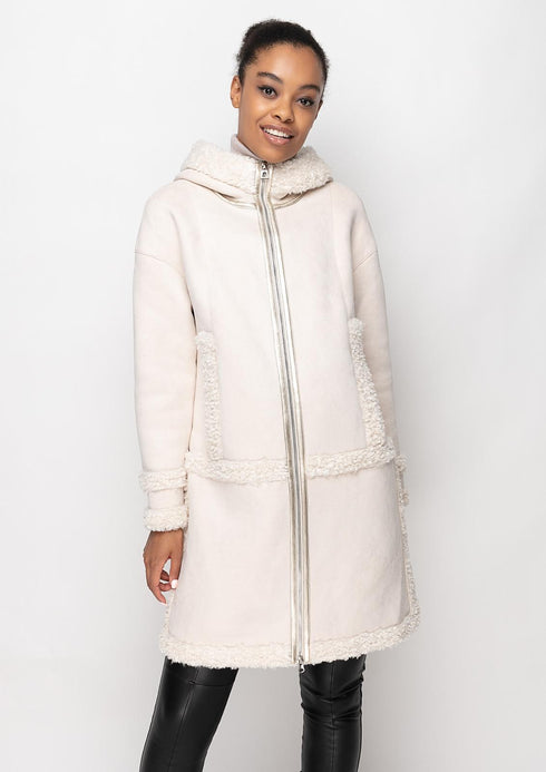 Shearlingjacke aus Eko=Kunstfell