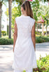 Tunic dress white 23F-804 C FRESH COTTON