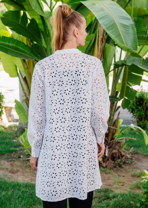 Tunikakleid Weiß 23F-810 C FRESH COTTON