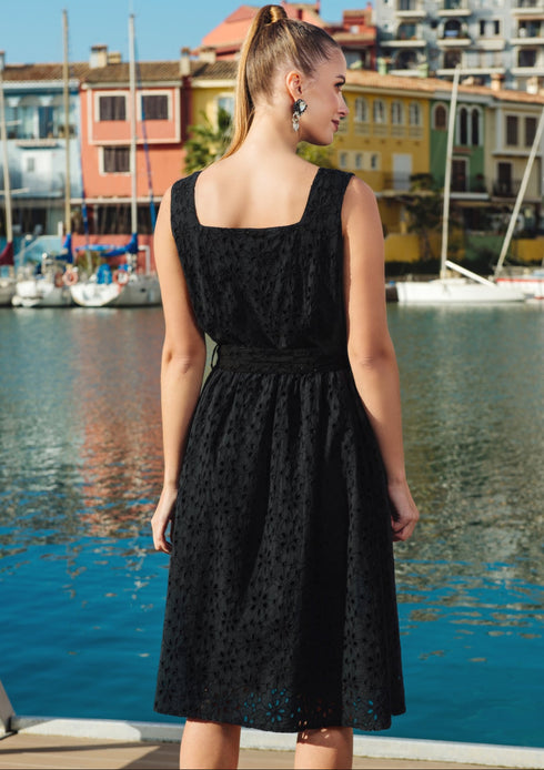 Dress Black 23F-817/2 C FRESH COTTON
