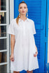 Dress White 23F-824/1C FRESH COTTON