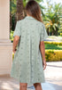 Dress Olive 23F-824/4C FRESH COTTON