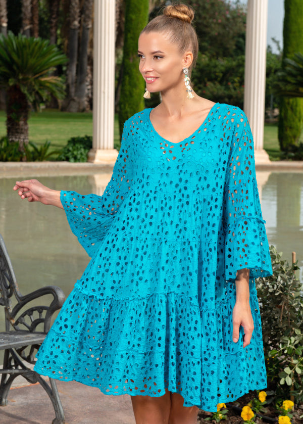 Kleid Blue 23F-826/7C FRESH COTTON