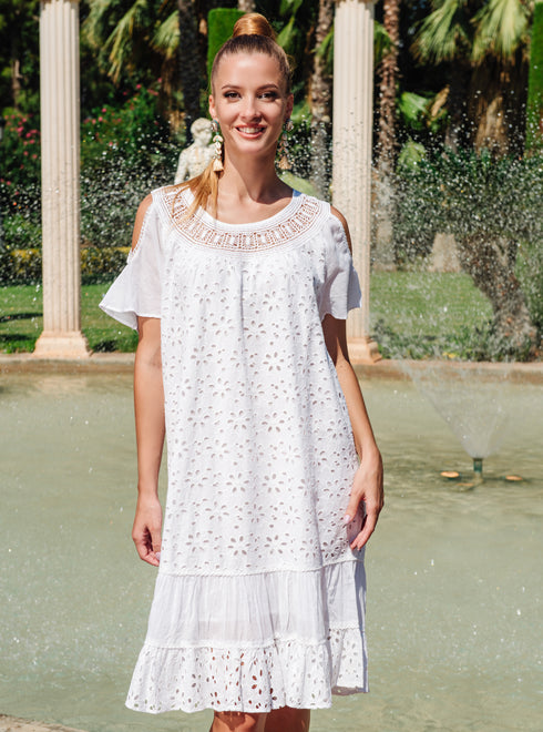 Dress White 23F-828 C FRESH COTTON