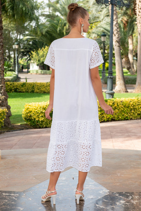 Dress White 23F-831 C FRESH COTTON
