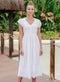 Dress White 23F-832 C FRESH COTTON