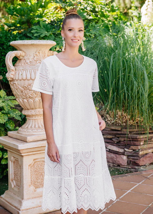 Dress White 23F-838 C FRESH COTTON