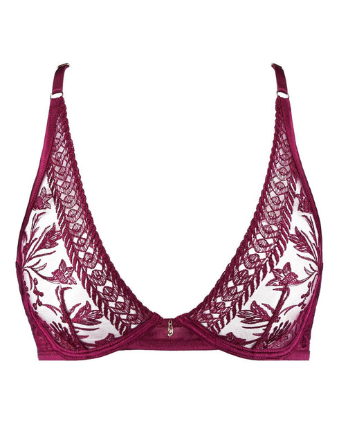 AUBADE Bügel-Triangel BH MAGNETIC SPELL Crimson Red