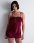 AUBADE Top mit Spaghetti Trägern MIDNIGHT WHISPER Crimson Red
