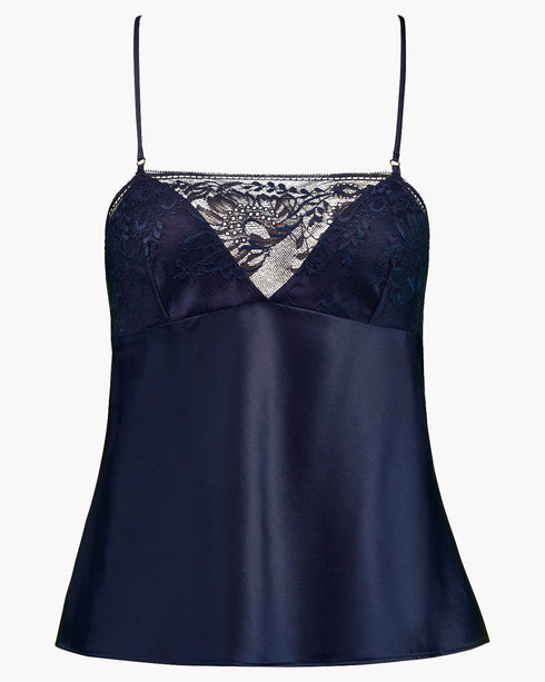 AUBADE Top mit Spaghetti Trägern MIDNIGHT WHISPER Evening Blue
