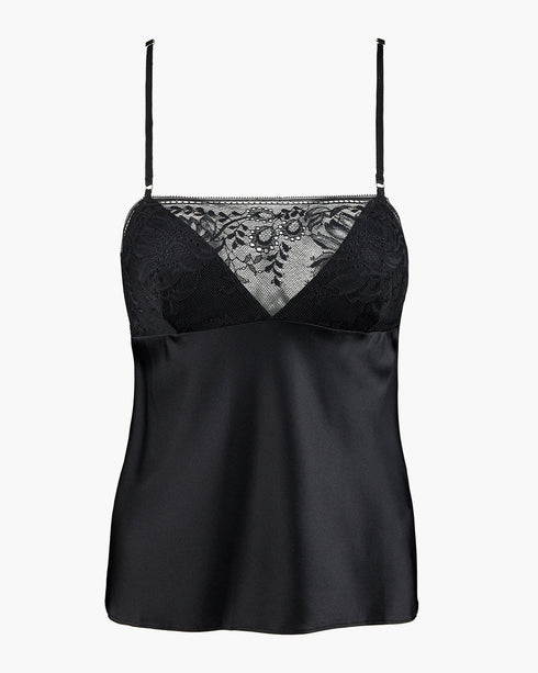 AUBADE Top mit Spaghetti Trägern MIDNIGHT WHISPER Noir