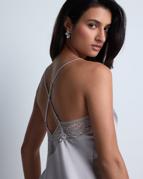 AUBADE Nachthemd MIDNIGHT WHISPER Cosmos Silver