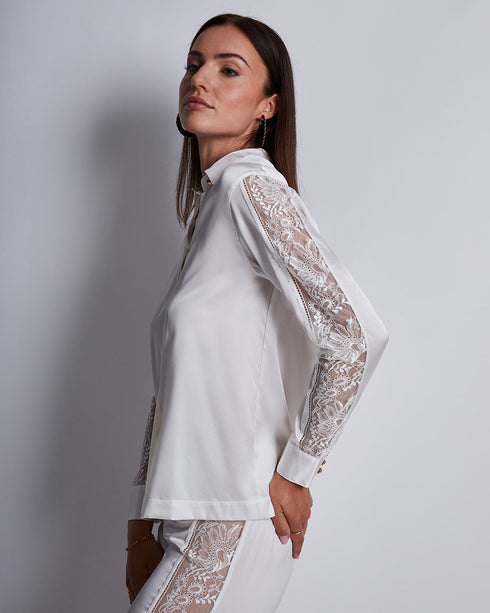 AUBADE Bluse MIDNIGHT WHISPER Opale