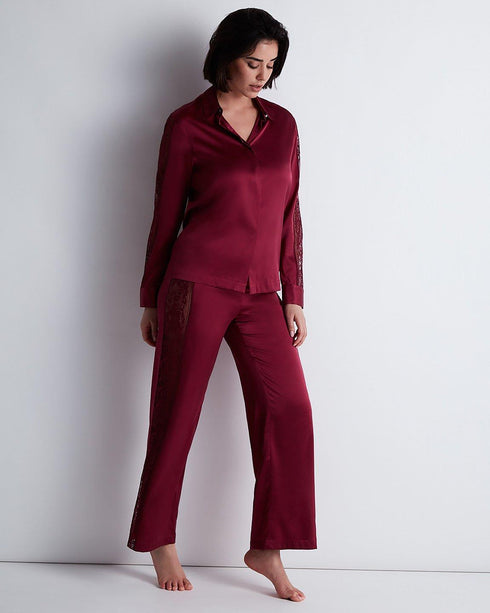 AUBADE Hose MIDNIGHT WHISPER Crimson Red