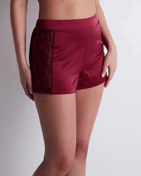 AUBADE Shorts MIDNIGHT WHISPER Crimson Red