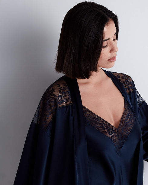 AUBADE Kimono MIDNIGHT WHISPER Evening Blue