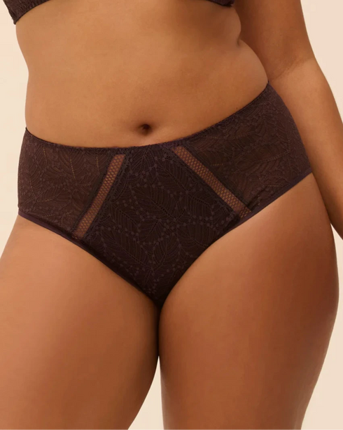 Taillen-Slip Brun Foncé COMETE SIMONE PÉRÈLE