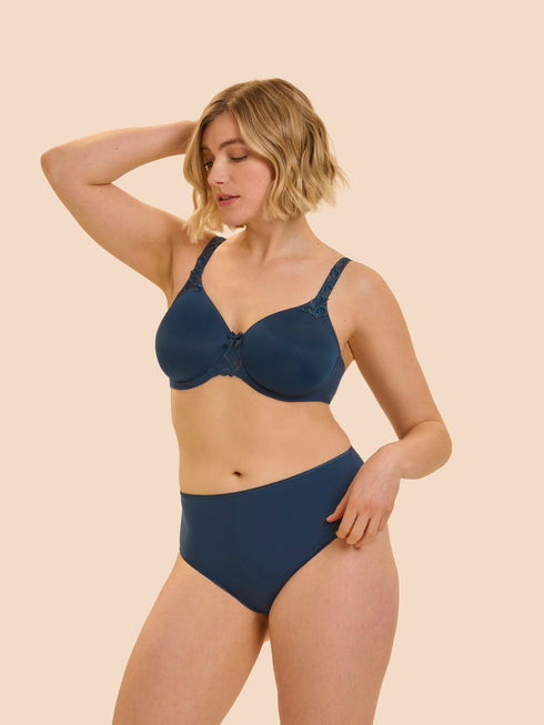 Simone Perele ANDORA High-Waisted Slip Oil Blue