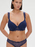 Simone Perele Canopee Deep Plunge Spacer Bra - Midnight