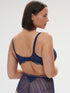 Simone Perele Canopee Spitzen-BH mit Bügel – Triangel, tiefes Décolleté Mitternacht