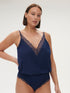 Simone Perele Canopee Body aus Crêpe und Spitze