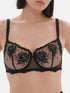 Halbschale Bügel-BH Schwarz INTRIGUE SIMONE PÉRÈLE