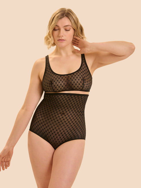 Simone perele Bügelloser Spitzen-BH SIMONE CARES Black