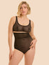 Simone Perele Plume High-Waist-Shaping-Slip Black