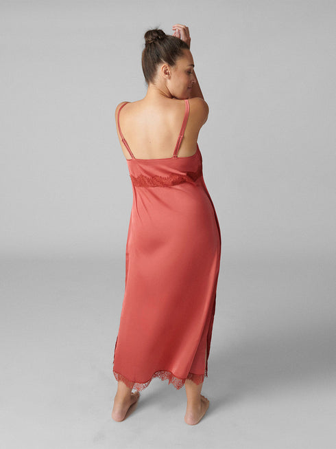 Nighty Lang Rosenquarz SATIN SECRETS SIMONE PÉRÈLE