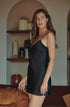 Marjolaine Nachthemd „Tracy“ Schwarz