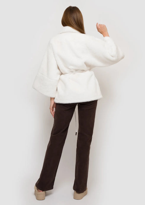 Samange Eleganter Wendemantel aus Eco-Fur