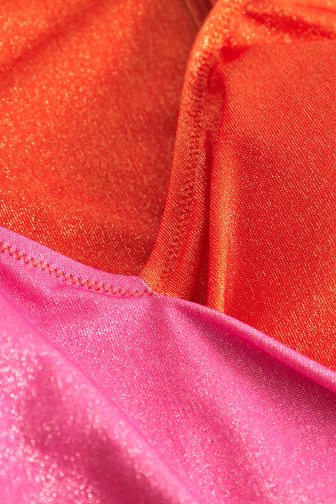 Féraud Bikini-Top – Spacer-Cups und verstellbare Träger (Kontrast-Orange)
