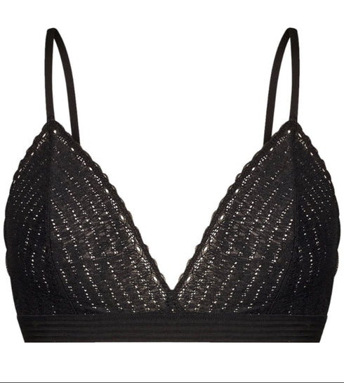 Bralette Black TABLE TOPS SOFTEST LACE DKNY INTIMATES