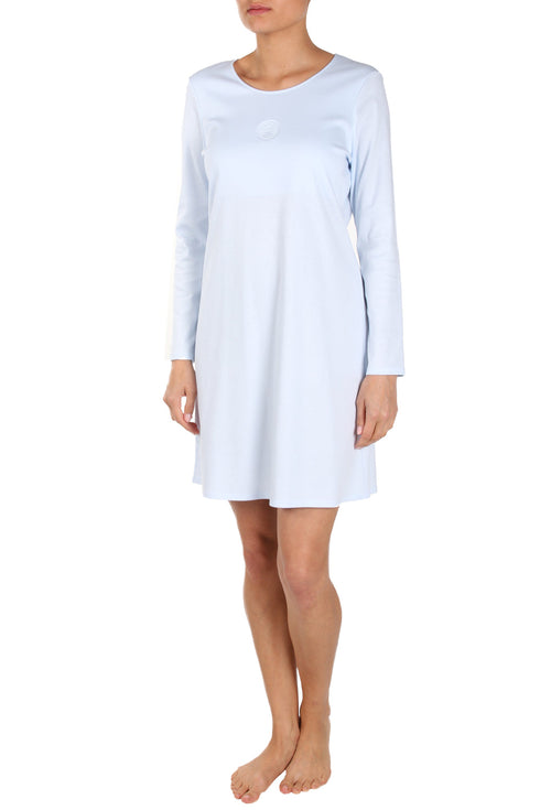 Féraud Interlock-Nachthemd, langarm blue