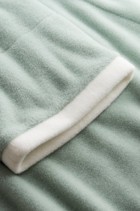 Féraud – Wickel-Bademantel mit Taschen MILKY GREEN