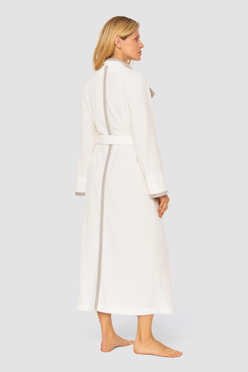 Féraud – Wickel-Bademantel mit Taschen ivory