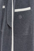 Féraud – Wickel-Bademantel mit Taschen HEATHER DARK GREY