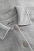 Féraud Damen Fleece-Pyjama mit Knopfleiste Heather Grey
