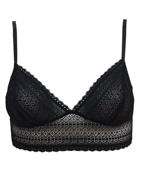 Bralette without underwire Black TABLE TOPS DKNY INTIMATES