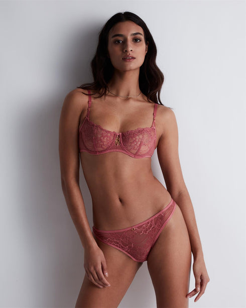 AUBADE Italiener Slip FEELING MYSELF Rosewood